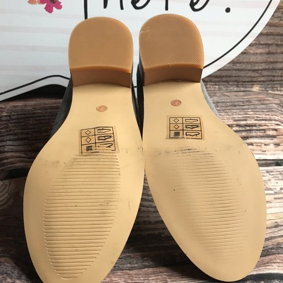 Matas women’s slingback block heel Grey Suede - Picture 6 of 7